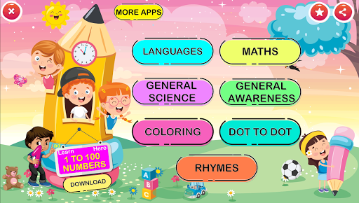 Nursery Kids – LKG, UKG, preKG - عکس برنامه موبایلی اندروید