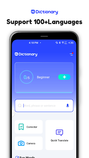 Hi Dictionary - Learn Language - عکس برنامه موبایلی اندروید