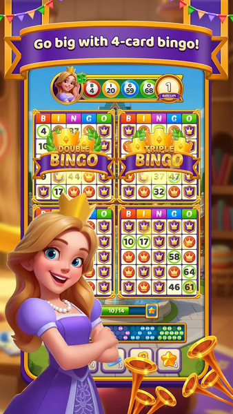 Bingo & Jigsaws: Royal Kingdom - Gameplay image of android game