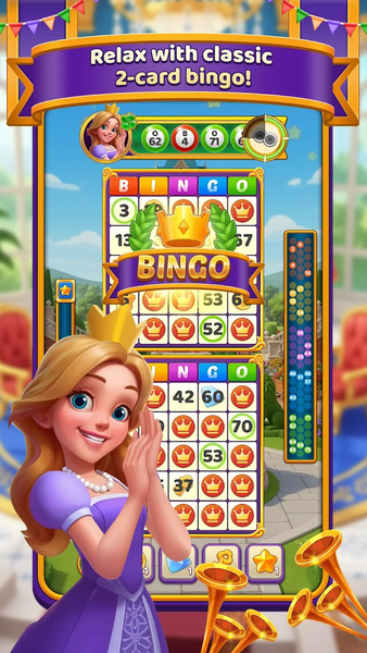 Bingo & Jigsaws: Royal Kingdom - Gameplay image of android game