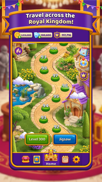 Bingo & Jigsaws: Royal Kingdom - Gameplay image of android game
