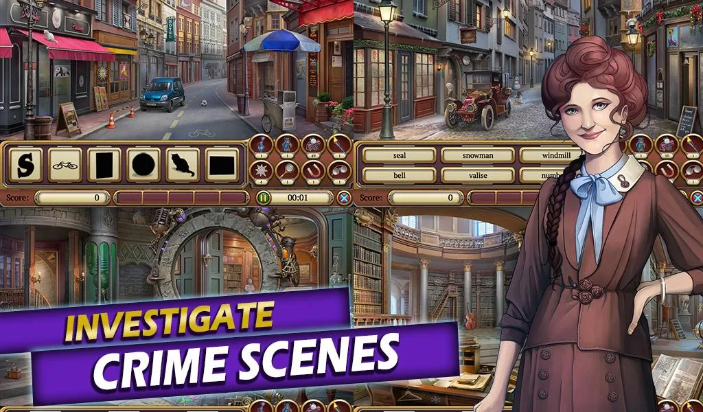 Time Crimes: Hidden Objects - Gameplay image of android game