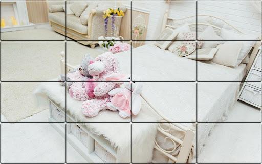 Tile Puzzle Girls Bedrooms - عکس بازی موبایلی اندروید