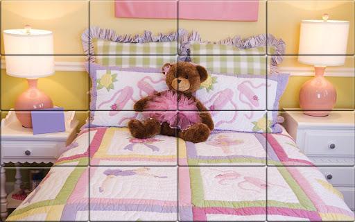 Tile Puzzle Girls Bedrooms - عکس بازی موبایلی اندروید