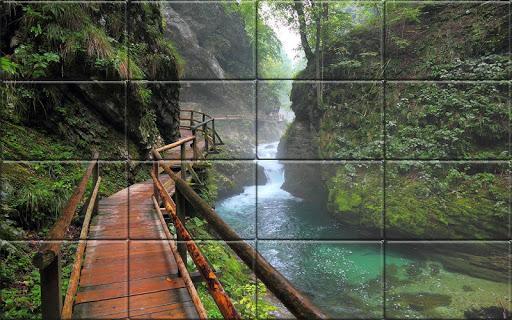 Tile Puzzle Nature - عکس بازی موبایلی اندروید