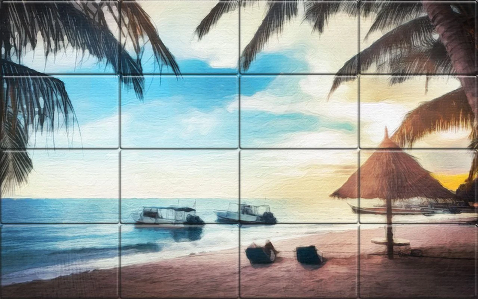 Tile Puzzle Digital Paintings - عکس بازی موبایلی اندروید