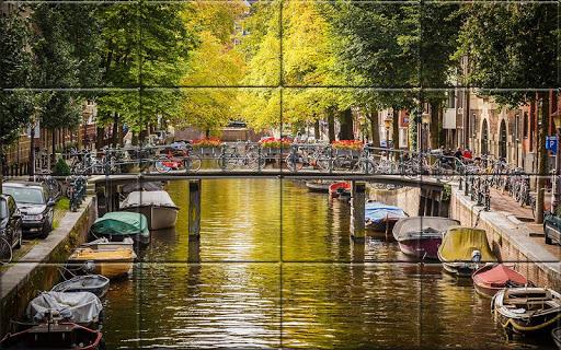 Tile Puzzle Peaceful Places - Gameplay image of android game