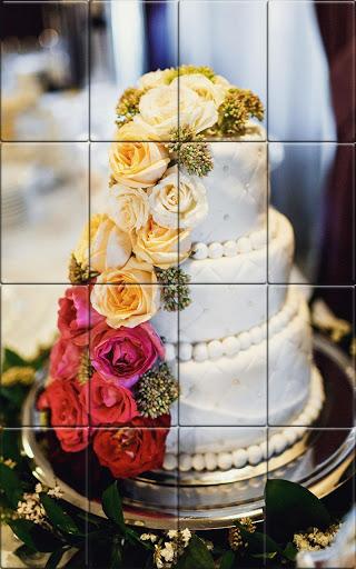 Tile Puzzle Wedding Cake - Gameplay image of android game
