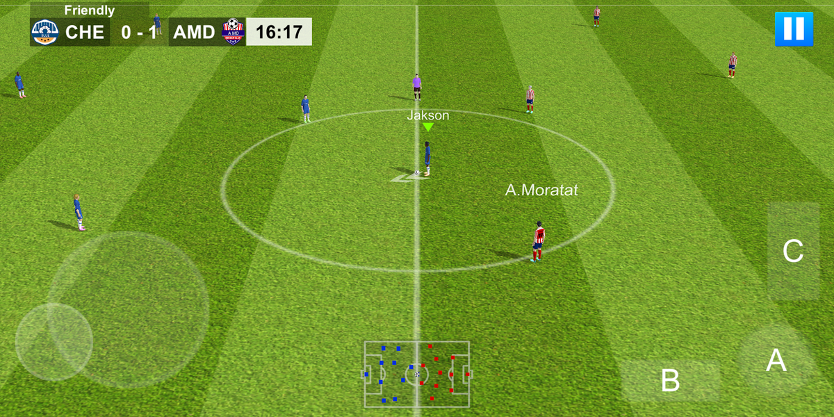 Dream Soccer 2024 - Gameplay image of android game