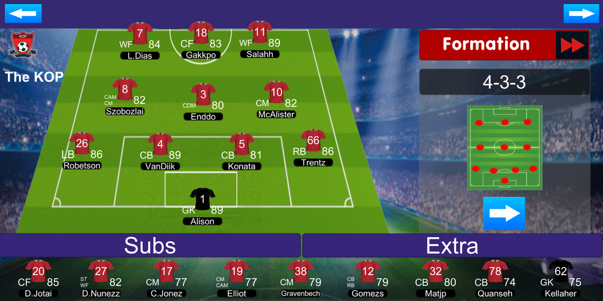 Dream Soccer 2024 - Gameplay image of android game