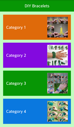 DIY Bracelet Tutorials - Image screenshot of android app