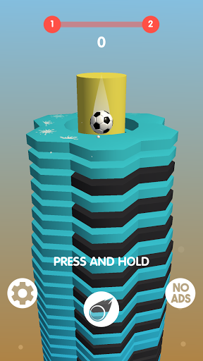 New Stack Ball Games: Drop Helix Blast Queue - Gameplay image of android game