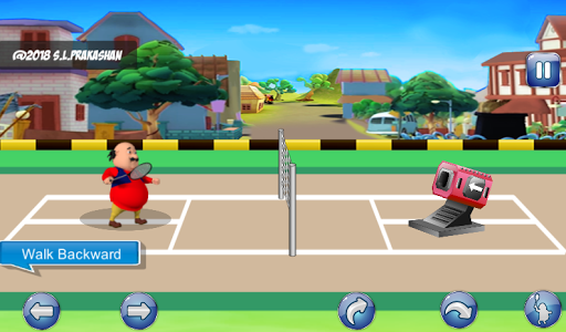 Motu Patlu Badminton - Gameplay image of android game