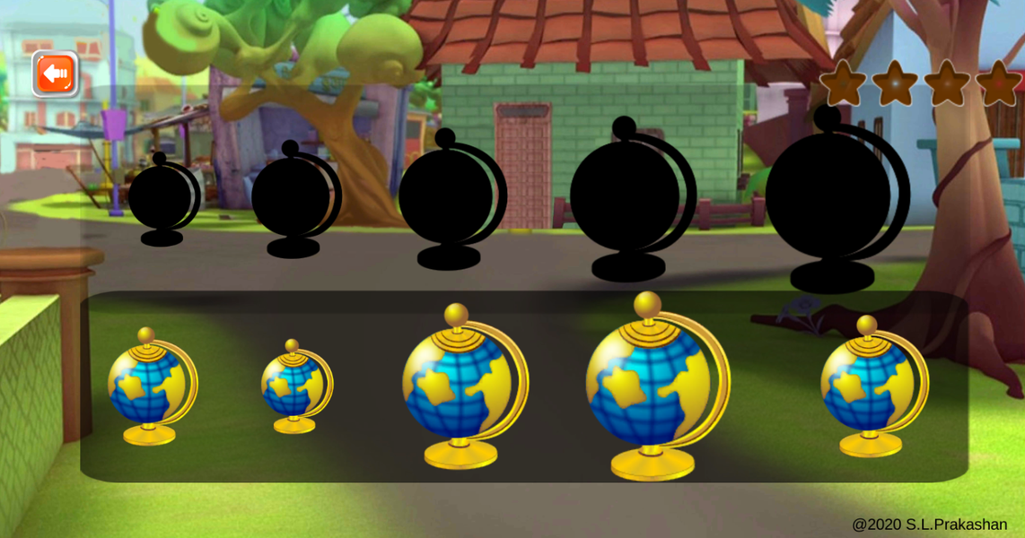 Motu Patlu ABC Learning - Gameplay image of android game