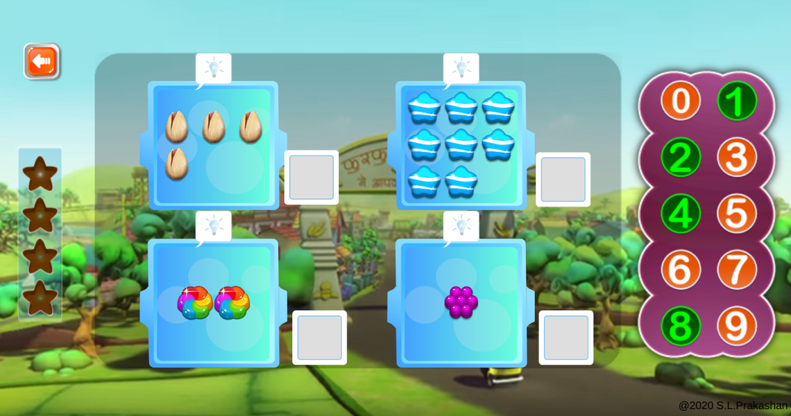 Motu Patlu ABC Learning - Gameplay image of android game