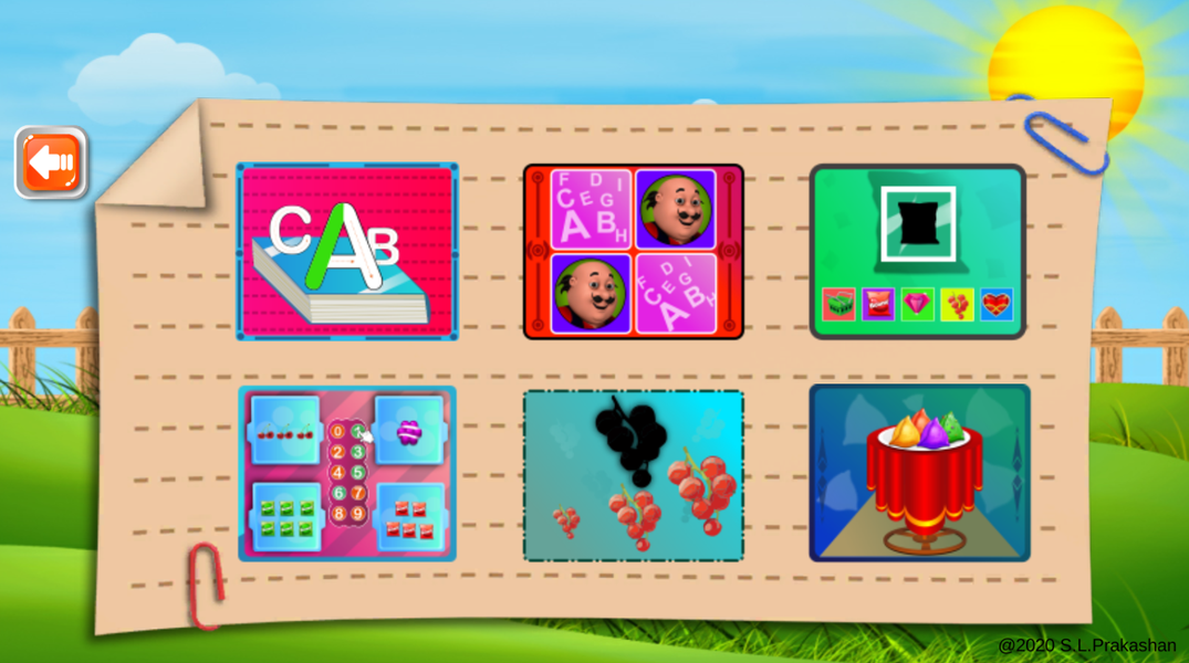 Motu Patlu ABC Learning - Gameplay image of android game