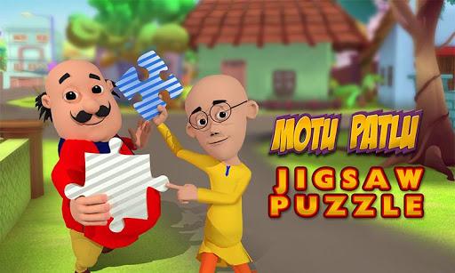 Motu Patlu Jigsaw Puzzle - Gameplay image of android game