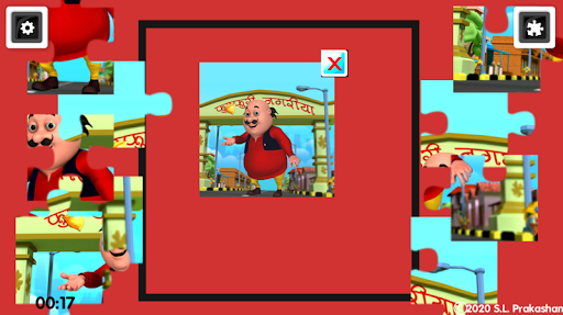 Motu Patlu Jigsaw Puzzle - Gameplay image of android game