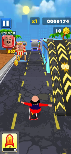 Motu Patlu Super Duper Man - Gameplay image of android game