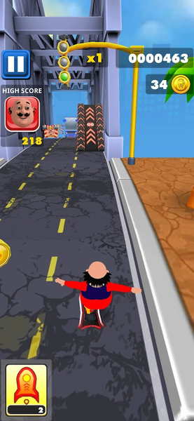 Motu Patlu Super Duper Man - Gameplay image of android game