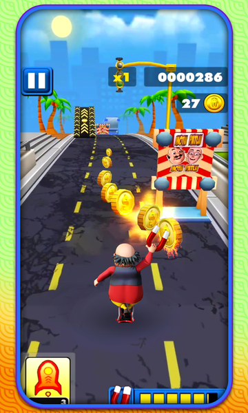 Motu Patlu Super Duper Man - Gameplay image of android game