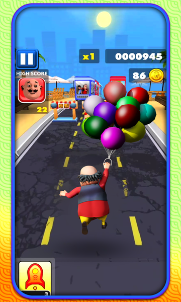 Motu Patlu Super Duper Man - Gameplay image of android game