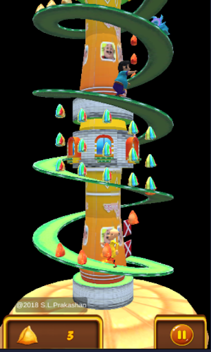 Motu Patlu Tower War Game - Gameplay image of android game