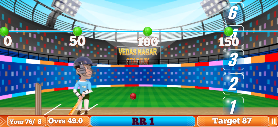 Shiva Cricket Game - Gameplay image of android game