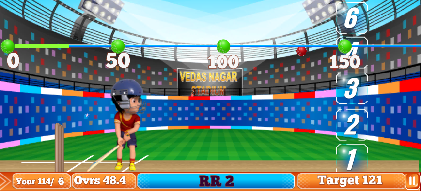 Shiva Cricket Game - Gameplay image of android game