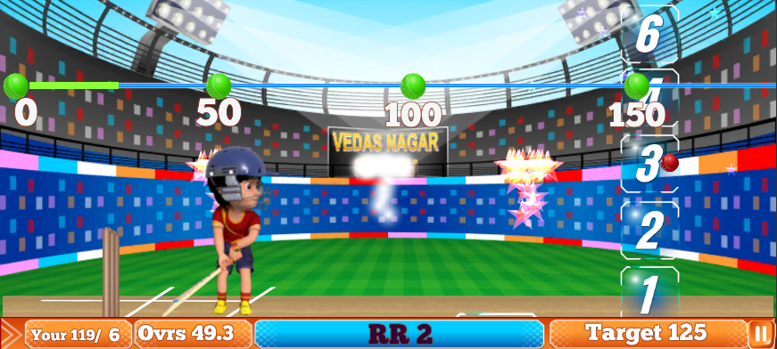 Shiva Cricket Game - Gameplay image of android game