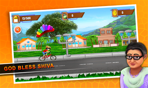 Shiva Cycling Adventure - Gameplay image of android game