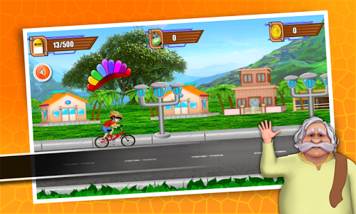 Shiva Cycling Adventure - Gameplay image of android game