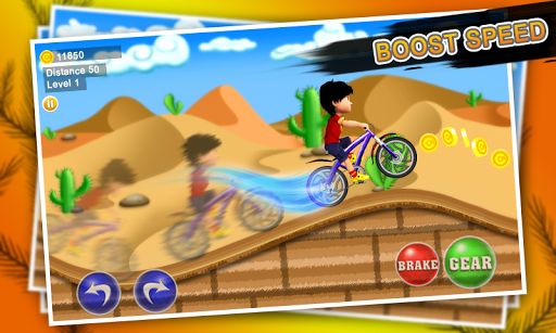 Shiva Winter Biking Tales - Gameplay image of android game