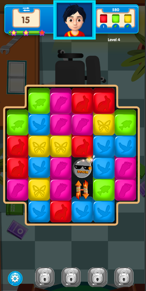 Shiva Popping Star - Gameplay image of android game