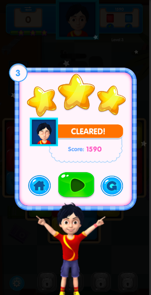 Shiva Popping Star - Gameplay image of android game