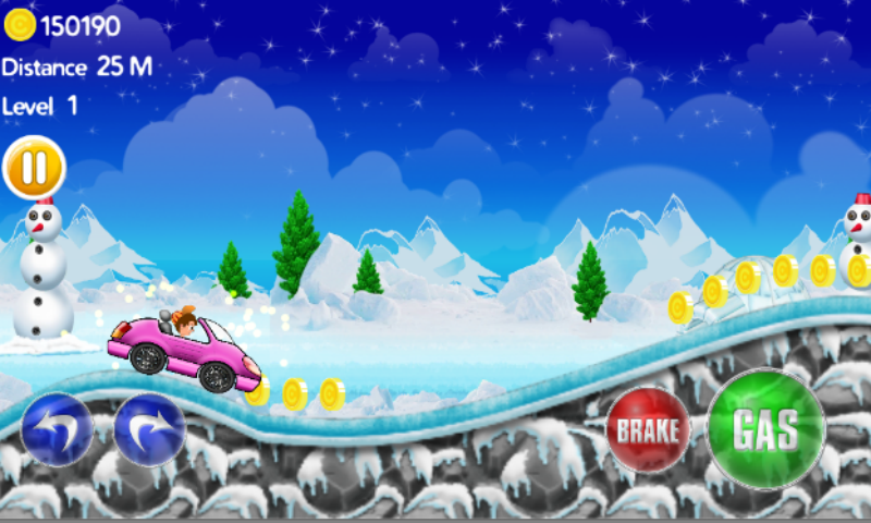 Super Hill Racing - Gameplay image of android game