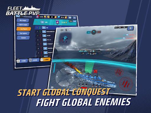 Fleet Battle PvP - عکس بازی موبایلی اندروید