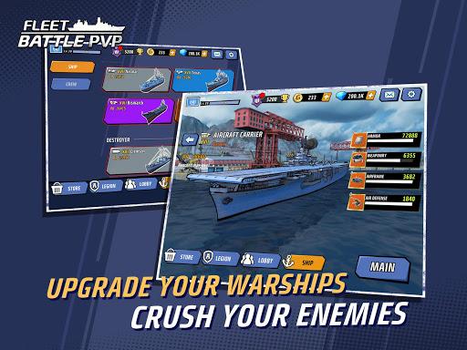 Fleet Battle PvP - Gameplay image of android game