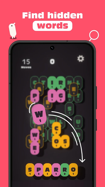 Word Search Puzzles: Sparrows - عکس بازی موبایلی اندروید