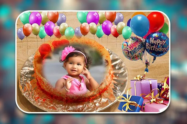 Birthday Cake Photo Frame - عکس برنامه موبایلی اندروید