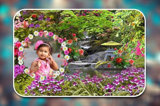 Garden Photo Frames - عکس برنامه موبایلی اندروید