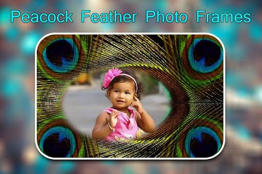 Peacock Feather Photo Frames - Image screenshot of android app