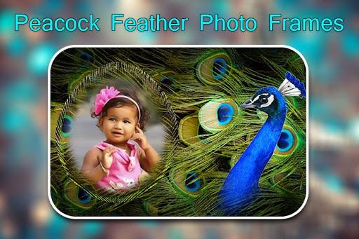 Peacock Feather Photo Frames - Image screenshot of android app