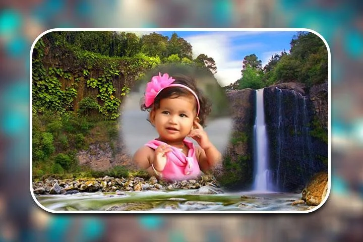Waterfall Photo Frames - عکس برنامه موبایلی اندروید