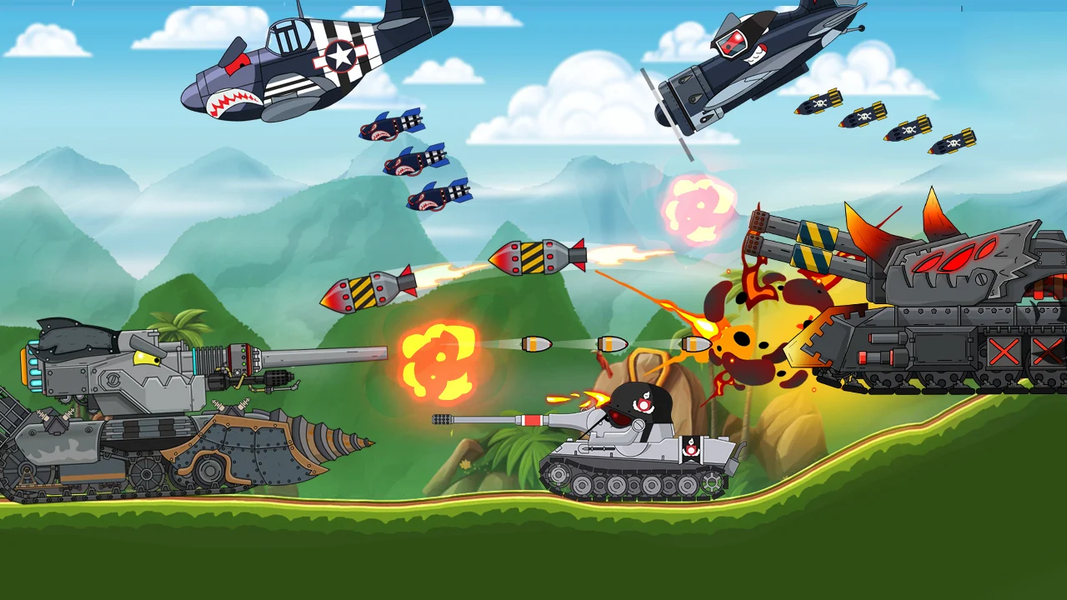Tank Combat: War Battle - عکس بازی موبایلی اندروید