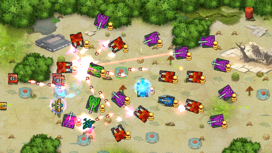 Tank Fun Hero: Land Forces War - عکس بازی موبایلی اندروید