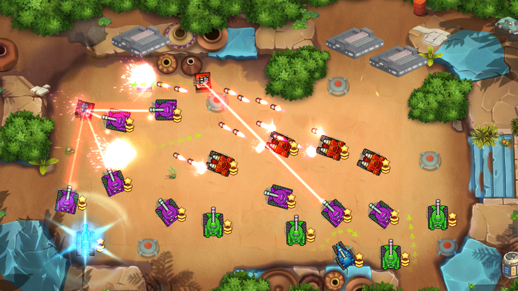 Tank Fun Hero: Land Forces War - عکس بازی موبایلی اندروید