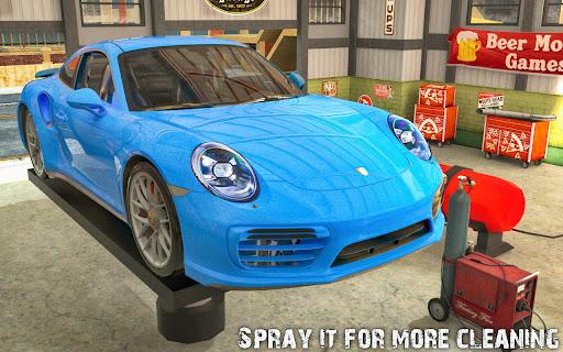 Car Wash Service Cleaning Game - Gameplay image of android game