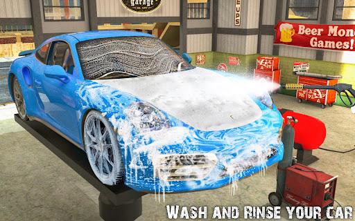 Car Wash Service Cleaning Game - Gameplay image of android game