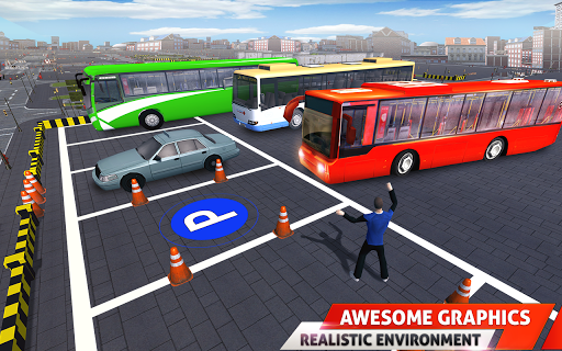 Modern Bus Drive Parking 3D Game - Free Bus Games - Image screenshot of android app